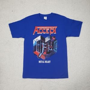 ACCEPT Metal Heart T-SHIRT SIZE Medium Brand new